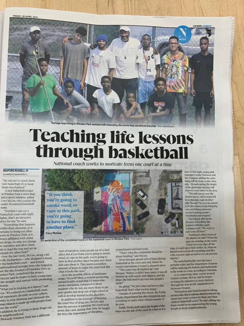 Press feature: Teaching life lessons through basketball